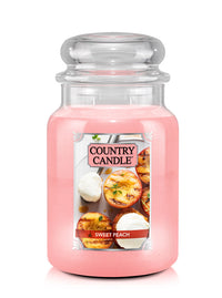 Sweet Peach Large 2-wick - Kringle Candle Company