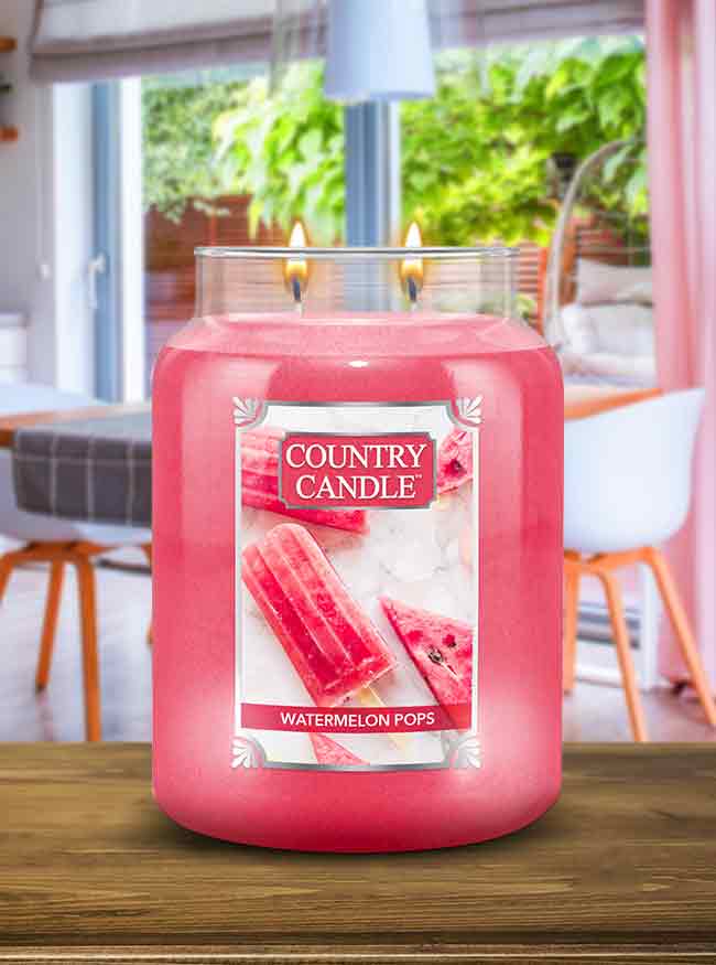 Watermelon Pops Large 2-wick - Kringle Candle Company