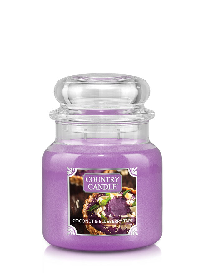 Coconut & Blueberry Tart Medium 2-wick