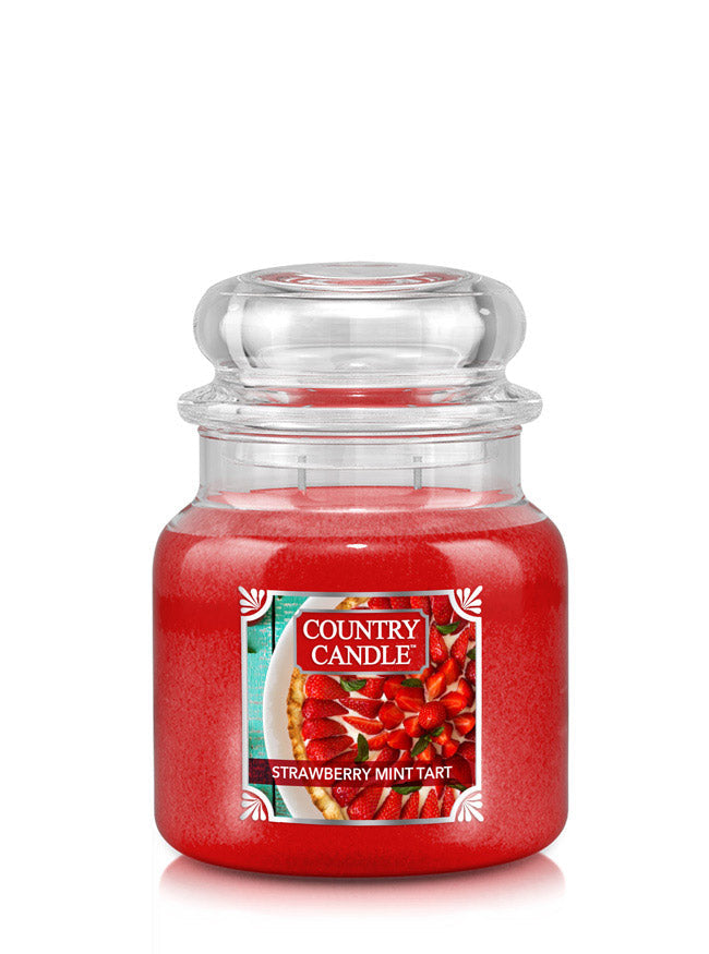 Strawberry Mint Tart Medium 2-wick - Kringle Candle Company