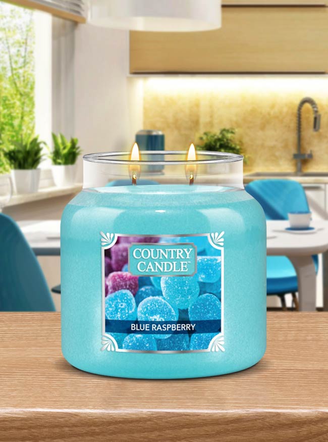 Blue Raspberry Medium 2- wick - Kringle Candle Company