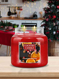 Cranberry Orange Medium 2-wick Candle - Kringle Candle Company