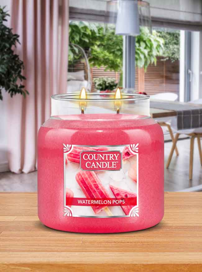 Watermelon Pops Medium 2-wick - Kringle Candle Company