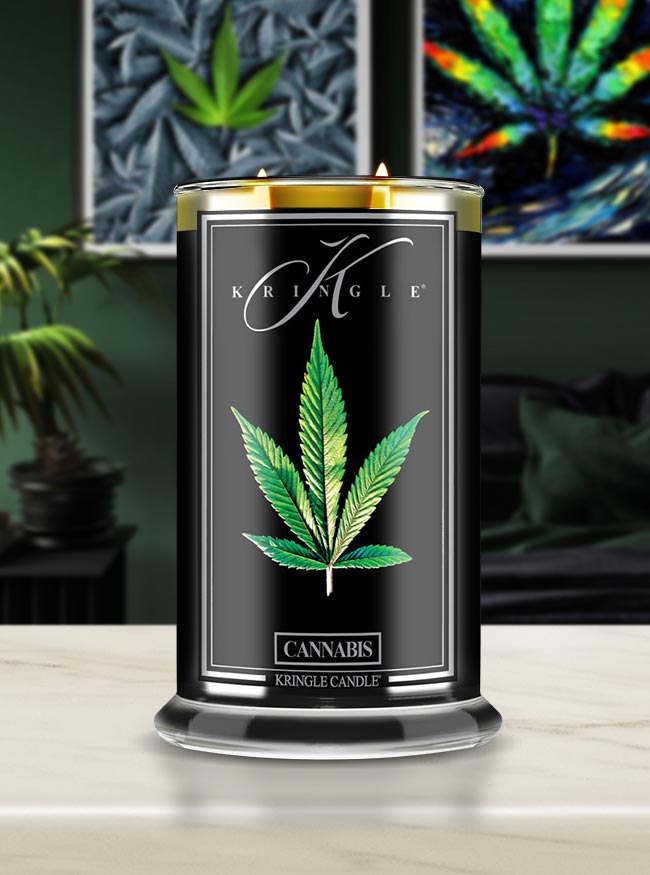 Cannabis Large 2-wick - Kringle Candle Company