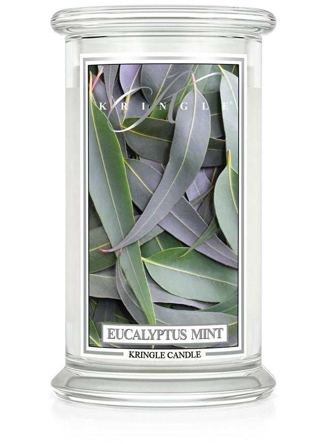 Eucalyptus Mint Scented Large 2-wick - Kringle Candle Company