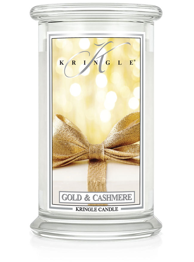 Gold & Cashmere Large 2-wick - Kringle Candle Company