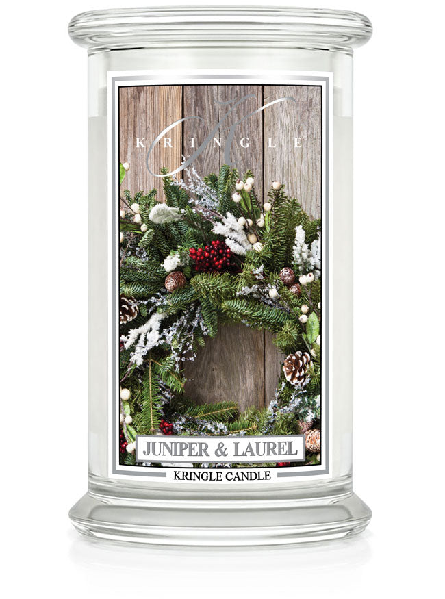 Juniper & Laurel Large 2-wick - Kringle Candle Company