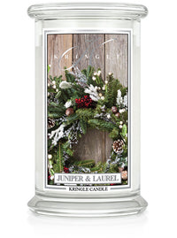 Juniper & Laurel Large 2-wick - Kringle Candle Company