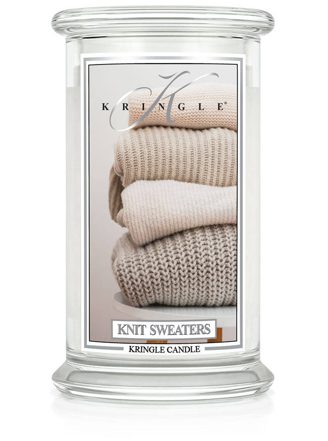 Knit Sweaters Large 2-Wick - Kringle Candle Company