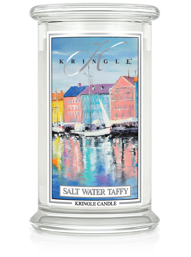 Salt Water Taffy Scented Large 2-wick - Kringle Candle Company