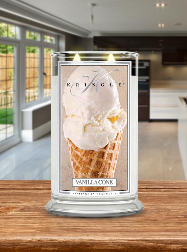 Vanilla Cone Large 2-wick - Kringle Candle Company