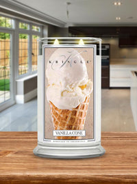 Vanilla Cone Large 2-wick - Kringle Candle Company