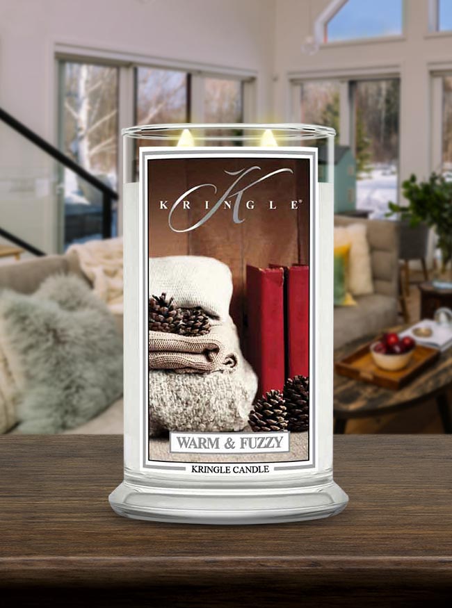 Warm & Fuzzy Large 2-wick - Kringle Candle Company