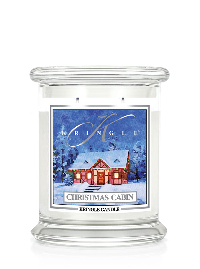 Christmas Cabin  Medium 2-wick - Kringle Candle Company