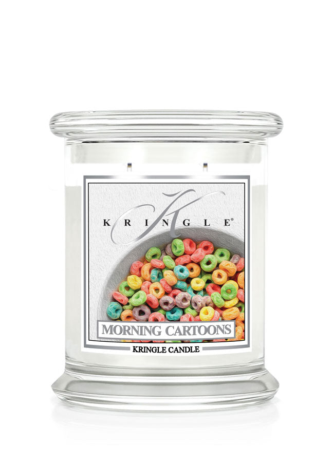 Morning Cartoons Medium 2-wick - Kringle Candle Company