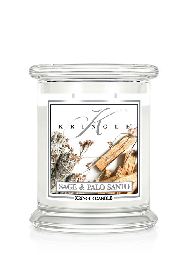 Sage & Palo Santo Medium 2-Wick - Kringle Candle Company