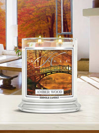 Amber Wood Medium 2-wick - Kringle Candle Company