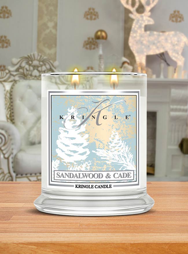 Sandalwood & Cade  Medium 2-wick - Kringle Candle Company