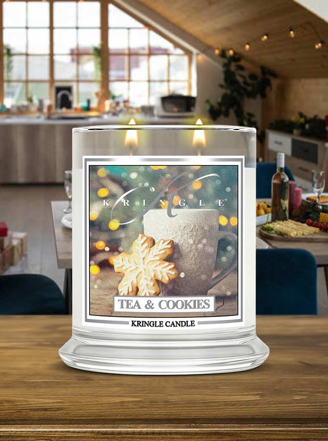 Tea & Cookies  Medium 2-wick - Kringle Candle Company