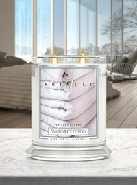 Warm Cotton Medium 2-wick - Kringle Candle Company