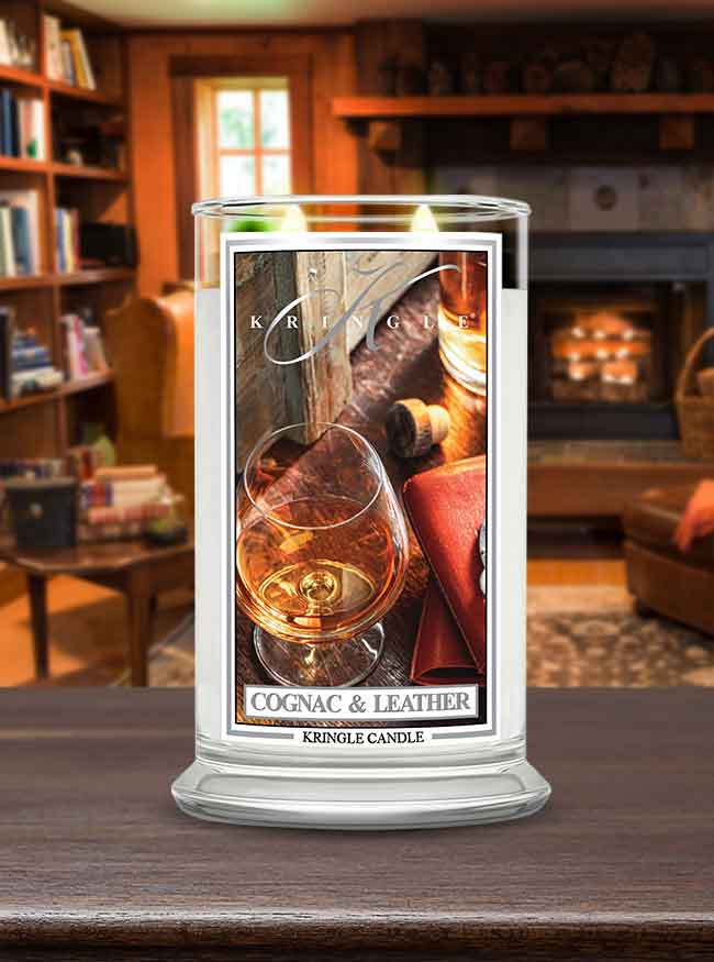 Cognac & Leather  Large 2-wick | BOGO Mother's Day Sale