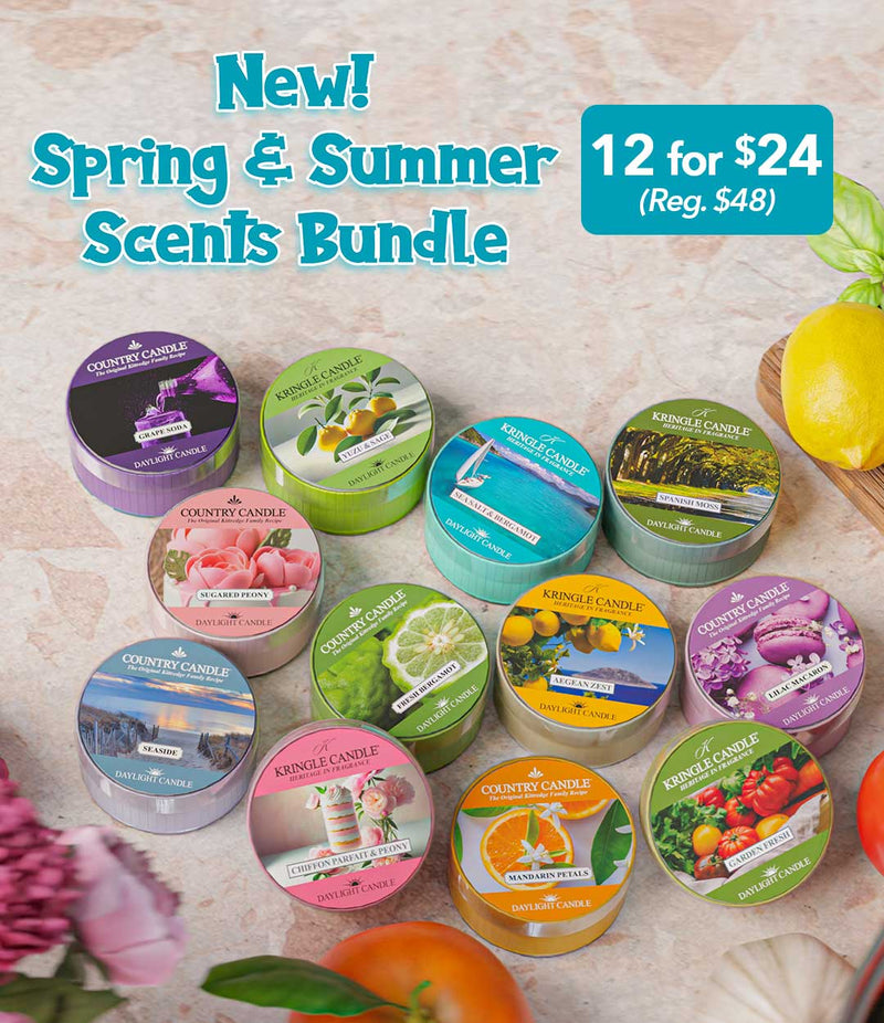 Spring and summer scents daylight bundle - 12 for $24 (Regularly $48)