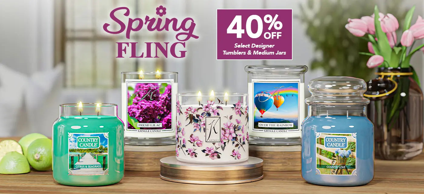 spring fling 40% off select designers & medium jars