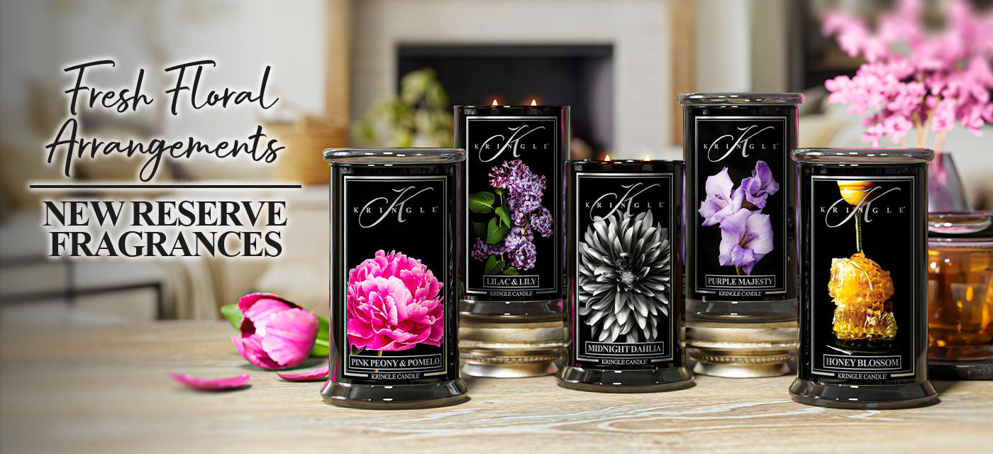 5 New Fresh Floral Scents in Kringle Candle Reserve Collection