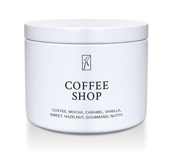 White container labeled 'Coffee Shop' with a logo on a white background