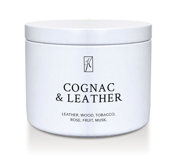 tobacco and cognac Authentically Me Tealight Pack | Bourbon, Tobacco, & safe tealight cups 0.5 oz net weight per tealight 4+ hours burn time Perfect for bathrooms and other small living spaces Cote Noire - Cognac and