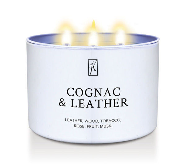 Cognac & Leather | 14oz LE Tin