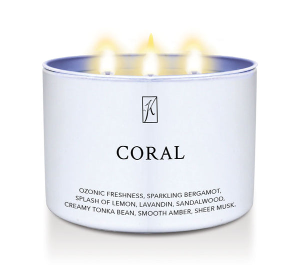 Coral | 3-wick LE Tin | 2 for $30