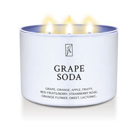 White container with 'Grape Soda' text on a white background