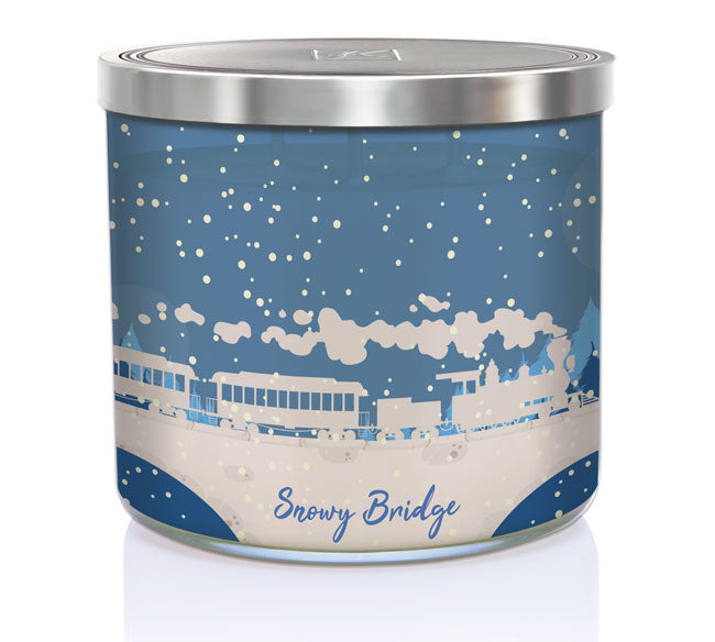 Snowy Bridge | 3-wick Candle - Kringle Candle Company