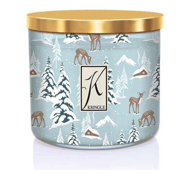 Winter Wonderland Scented 3-wick Candle