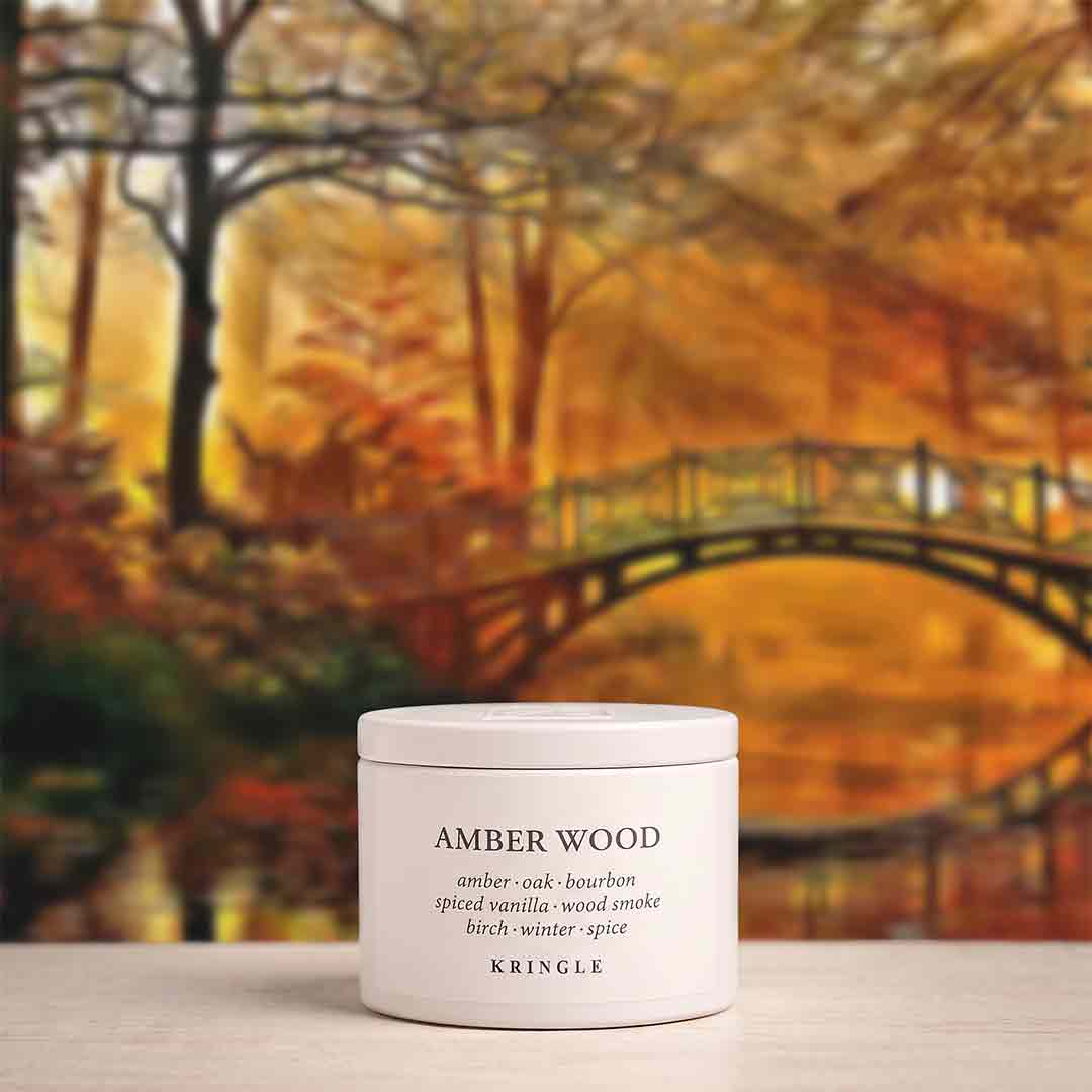 Amber Wood | 1-Wick Tin 3 oz