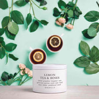 Lemon Tea & Roses | 1-Wick Tin 3 oz