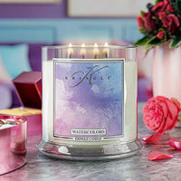 Watercolors Scented 4-wick Candle
