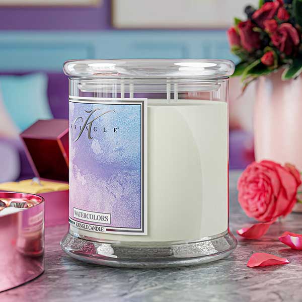 Watercolors Scented 4-wick Candle