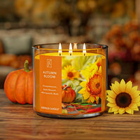 Autumn Bloom 3-Wick Candle