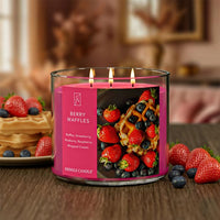 Berry Waffles 3-Wick Candle