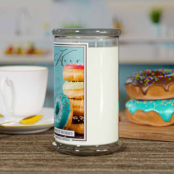 Donut Worry Large 2-wick