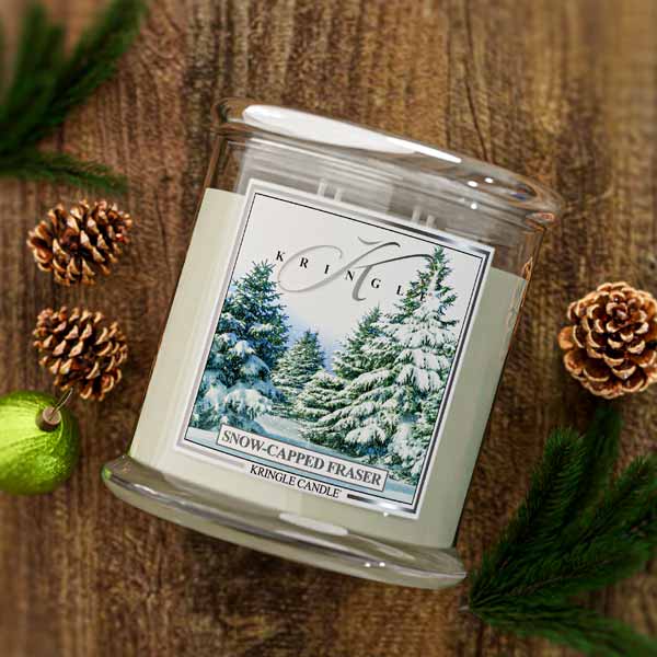 Snow-Capped Fraser Scented Extra Large 4-wick - Kringle Candle Store