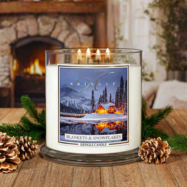 Buy Blankets & Snowflakes Jar | 32oz 4-Wick | Kringle Candle
