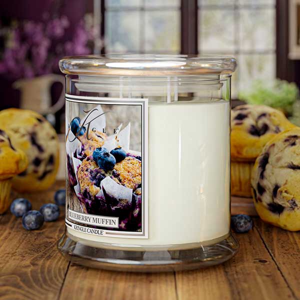 Blueberry Muffin Scented 4-wick candle