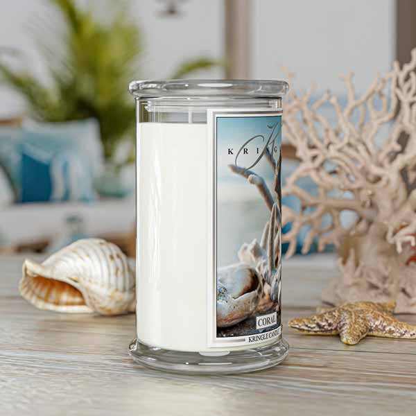 Coral Large 2-Wick - Kringle Candle Company