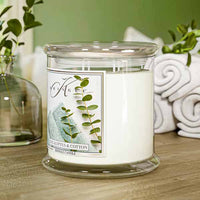 Eucalyptus and Cotton scented 4-wick candle