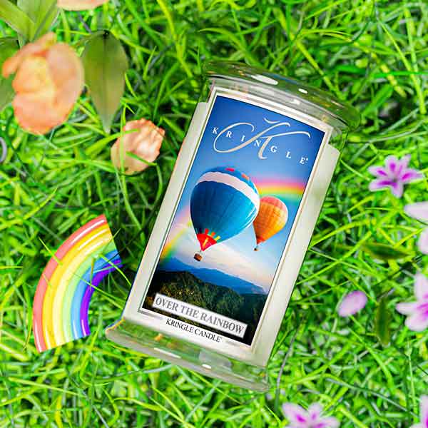 Over the Rainbow Large 2-wick Candle Jar - Kringle Candle Store