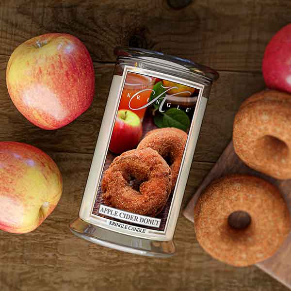 Apple Cider Donut  Large 2-wick - Kringle Candle Company