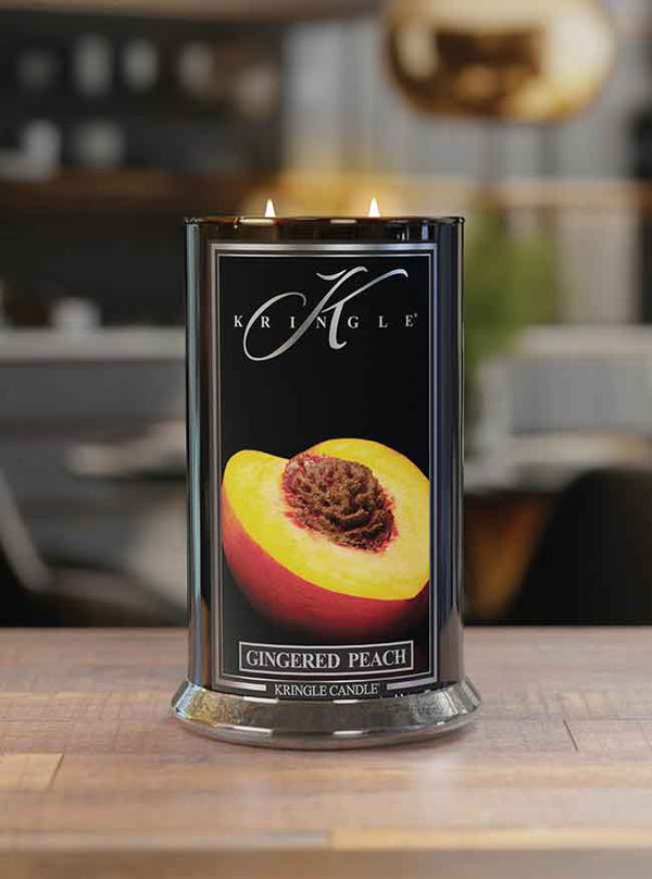 Gingered Peach  | Large 2-wick